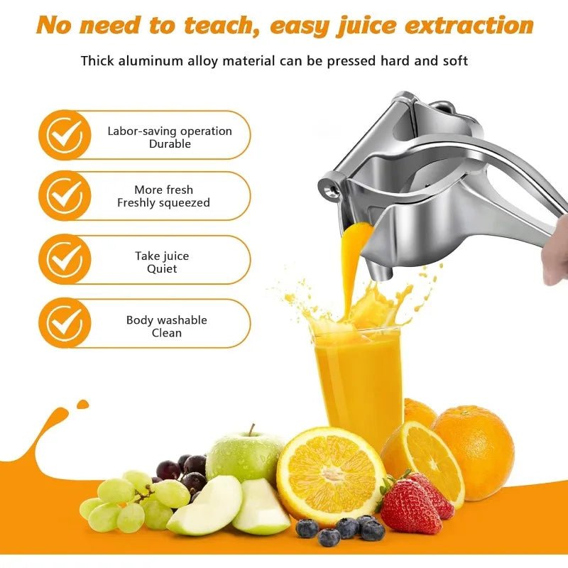 Manual Aluminum Alloy Hand Press Juicer - Wonder Homes