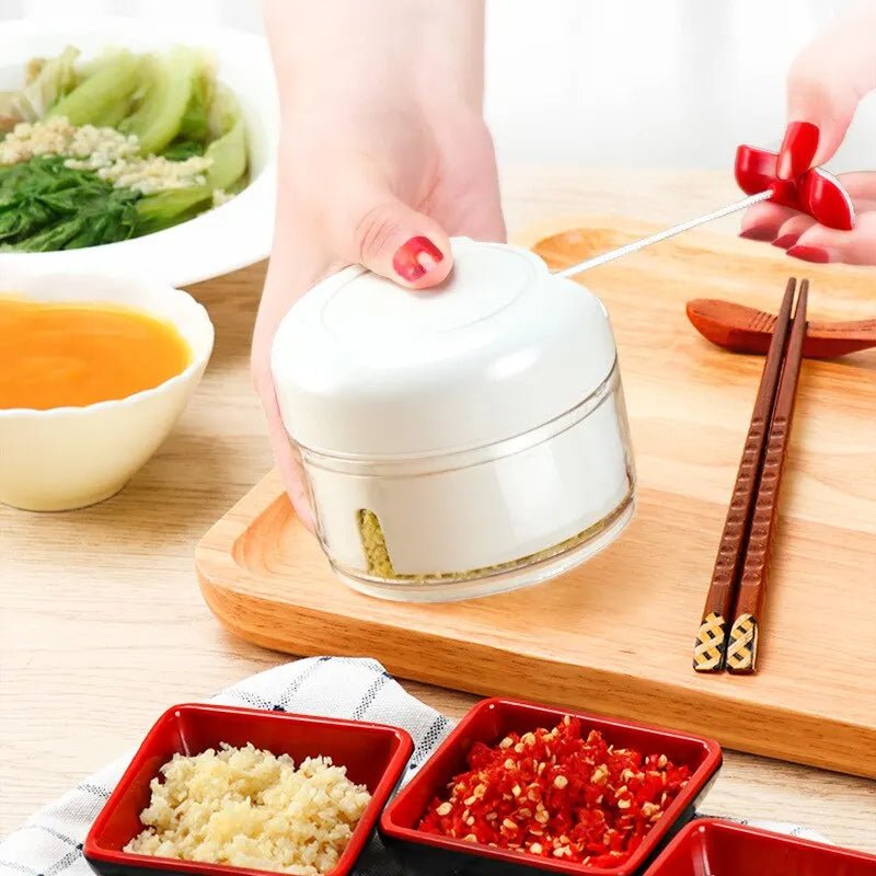 Manual Garlic Grinder & Food Chopper - Wonder Homes