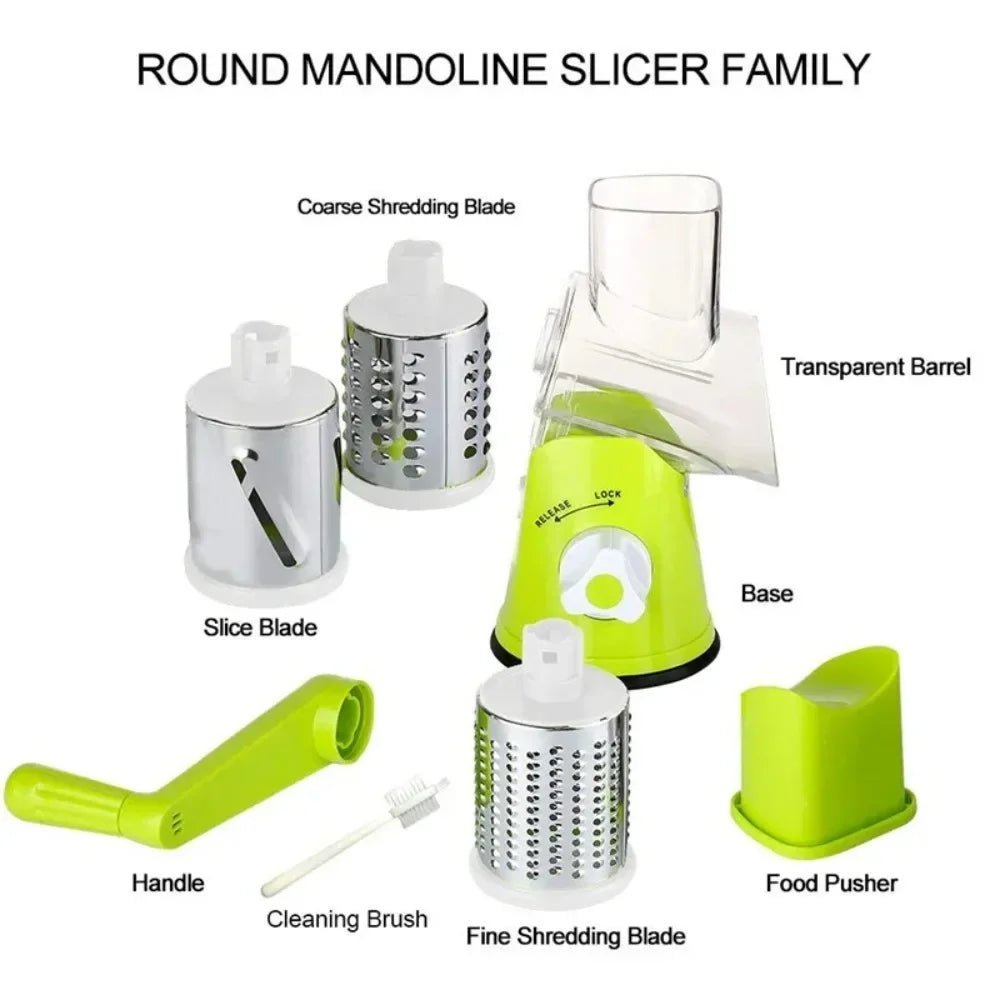 Multifunctional Rotatory Vegetable Slicer - Wonder Homes